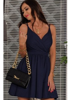 Rozkloszowana mini sukienka Lily granatowa ze sklepu intimiti.pl w kategorii Sukienki - zdjęcie 187871152