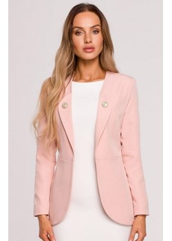 Moe żakiet damski frak pudrowy róż M665 ze sklepu intimiti.pl w kategorii Marynarki damskie - zdjęcie 187871230