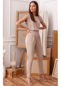 Elegancki kombinezon z poduszkami beżowy S259 ze sklepu intimiti.pl w kategorii Kombinezony damskie - zdjęcie 187871321