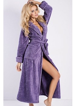 Dkaren Eliza szlafrok długi śliwka ze sklepu intimiti.pl w kategorii Szlafroki damskie - zdjęcie 187871473