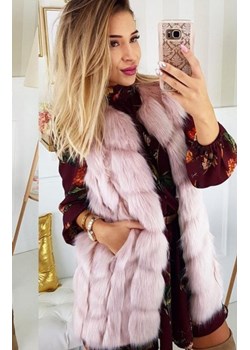 Futrzana kamizelka Lola różowa ze sklepu intimiti.pl w kategorii Kamizelki damskie - zdjęcie 187871524