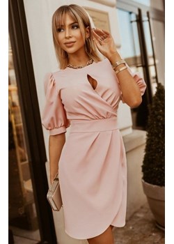 Bicotone sukienka wizytowa z bufkami 2221-12 ze sklepu intimiti.pl w kategorii Sukienki - zdjęcie 187871984