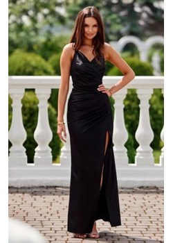 Roco 0445 satynowa długa sukienka ze sklepu intimiti.pl w kategorii Sukienki - zdjęcie 187872244