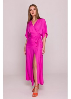 Stylove S406 wiskozowa sukienka maxi liliowa ze sklepu intimiti.pl w kategorii Sukienki - zdjęcie 187872350