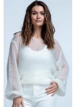 Lekki sweterek z wełny alpaki F1853 ze sklepu intimiti.pl w kategorii Swetry damskie - zdjęcie 187872690