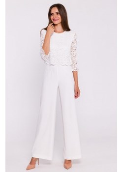 Stylove S381 kombinezon z koronkową górą ecru ze sklepu intimiti.pl w kategorii Kombinezony damskie - zdjęcie 187872971