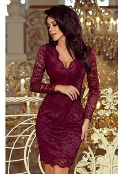 Numoco 170-5 sukienka koronkowa z długim rękawkiem ze sklepu intimiti.pl w kategorii Sukienki - zdjęcie 187873160