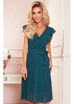 Numoco 374-1 POLINA plisowana sukienka z dekoltem i falbankami ze sklepu intimiti.pl w kategorii Sukienki - zdjęcie 187873621