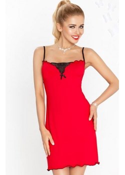 Dkaren Kalina koszulka czerwona ze sklepu intimiti.pl w kategorii Koszule nocne - zdjęcie 187874040