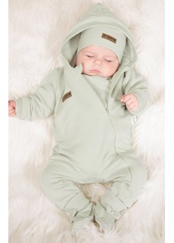 Oliwkowy pajac dresowy z podszewką ze sklepu intimiti.pl w kategorii Pajacyki - zdjęcie 187874060