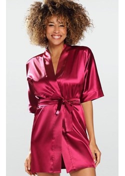 Dkaren 90 szlafrok damski bordowy ze sklepu intimiti.pl w kategorii Szlafroki damskie - zdjęcie 187874094