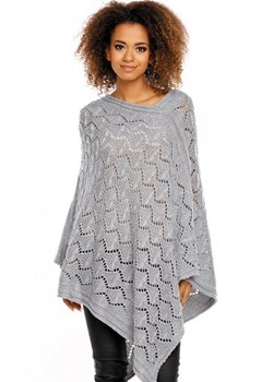 PeekaBoo 30012 poncho jasny szary ze sklepu intimiti.pl w kategorii Swetry damskie - zdjęcie 187874221