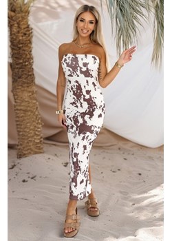 Numoco 611-1 SAVANNAH dopasowana sukienka bez ramiączek ze sklepu intimiti.pl w kategorii Sukienki - zdjęcie 187874304