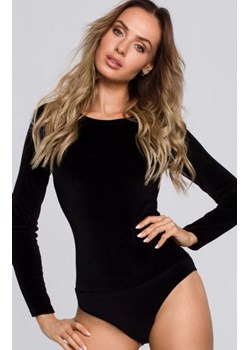 Welurowe body z długim rękawem M567 ze sklepu intimiti.pl w kategorii Bluzki damskie - zdjęcie 187874610