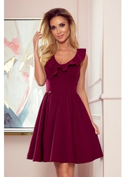 Numoco 307-3 POLA sukienka z falbankami na dekolcie ze sklepu intimiti.pl w kategorii Sukienki - zdjęcie 187874613