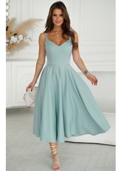 Efektowna rozkloszowana sukienka midi 244-03 ze sklepu intimiti.pl w kategorii Sukienki - zdjęcie 187874643