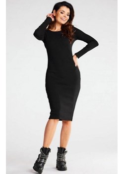 Dopasowana midi sukienka M282 ze sklepu intimiti.pl w kategorii Sukienki - zdjęcie 187874713