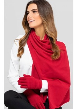 Kamea 05 wełniany szal czerwony ze sklepu intimiti.pl w kategorii Szaliki i chusty damskie - zdjęcie 187875261