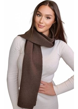 Kamea wełniany brązowy szalik 02 ze sklepu intimiti.pl w kategorii Szaliki i chusty damskie - zdjęcie 187875291