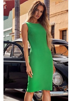 Elegancka ołówkowa sukienka zielona M667 ze sklepu intimiti.pl w kategorii Sukienki - zdjęcie 187875303