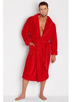 Dkaren 130 szlafrok męski czerwony ze sklepu intimiti.pl w kategorii Szlafroki męskie - zdjęcie 187875311