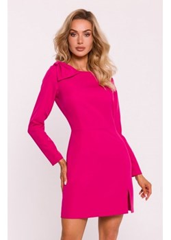 Moe sukienka z kokardą na ramieniu fuksja M814 ze sklepu intimiti.pl w kategorii Sukienki - zdjęcie 187875374