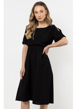 Awama A716 sukienka midi z krótkimi rękawami ze sklepu intimiti.pl w kategorii Sukienki - zdjęcie 187875520