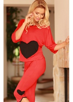Kalimo Vigo piżama damska z serduszkiem czerwona ze sklepu intimiti.pl w kategorii Piżamy damskie - zdjęcie 187875573