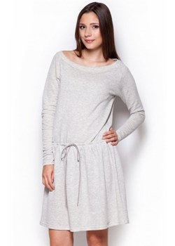 Figl M334 sukienka jasny szary ze sklepu intimiti.pl w kategorii Sukienki - zdjęcie 187875603
