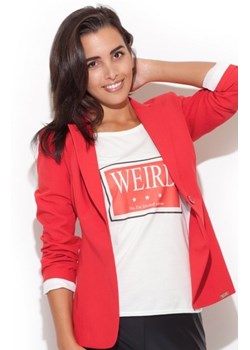 Katrus K201 żakiet czerwony ze sklepu intimiti.pl w kategorii Marynarki damskie - zdjęcie 187876822