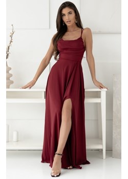 Duet Valeria maxi sukienka z wiązaniem bordowa ze sklepu intimiti.pl w kategorii Sukienki - zdjęcie 187876842