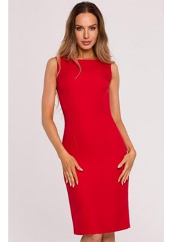Elegancka ołówkowa sukienka czerwona M667 ze sklepu intimiti.pl w kategorii Sukienki - zdjęcie 187876844