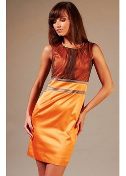 Vera Fashion Valerie sukienka pomarańcz ze sklepu intimiti.pl w kategorii Sukienki - zdjęcie 187876952