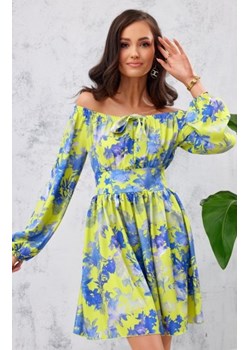 Kwiatowa sukienka hiszpanka 0360/F48 ze sklepu intimiti.pl w kategorii Sukienki - zdjęcie 187877023