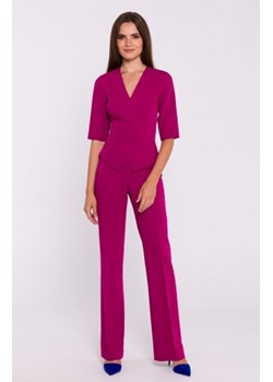 Stylove S377 kombinezon z baskinką bordowy ze sklepu intimiti.pl w kategorii Kombinezony damskie - zdjęcie 187877182