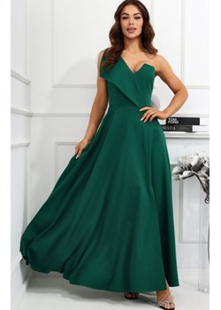 Nifiko Paula Mat gorsetowa sukienka na jedno ramię zielona ze sklepu intimiti.pl w kategorii Sukienki - zdjęcie 187877314