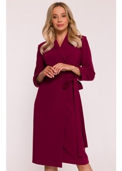 Stylove S415 sukienka szmizjerka bordowa ze sklepu intimiti.pl w kategorii Sukienki - zdjęcie 187877354