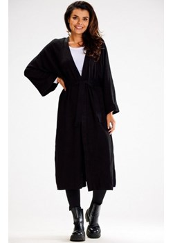 Awama A617 długi sweter z paskiem ze sklepu intimiti.pl w kategorii Swetry damskie - zdjęcie 187877581