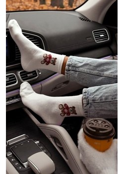 Milena 0200-132 Miś W Sweterku skarpety damskie ze sklepu intimiti.pl w kategorii Skarpetki damskie - zdjęcie 187877663