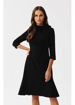 Stylove S346 sukienka z wiązaniem przy szyi czarna ze sklepu intimiti.pl w kategorii Sukienki - zdjęcie 187877810