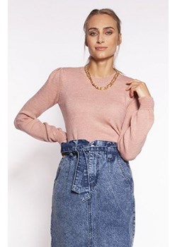 MKM SWE268 klasyczny sweterek damski różowy ze sklepu intimiti.pl w kategorii Swetry damskie - zdjęcie 187877863