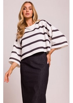 Moe krótka bluzka z nadrukiem M844/1 ze sklepu intimiti.pl w kategorii Bluzki damskie - zdjęcie 187877921