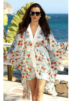 *Dkaren DK-PP asymetryczny szlafrok damski/1 ze sklepu intimiti.pl w kategorii Szlafroki damskie - zdjęcie 187878101