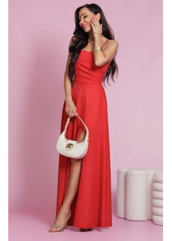 Elizabeth Nathalie długa sukienka błysk czerwona ze sklepu intimiti.pl w kategorii Sukienki - zdjęcie 187878130