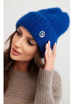 Zimowa czapka damska chabrowa ze sklepu intimiti.pl w kategorii Czapki zimowe damskie - zdjęcie 187878280