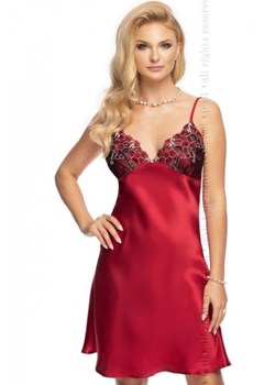 Elodie satynowa koszulka damska czerwona ze sklepu intimiti.pl w kategorii Koszule nocne - zdjęcie 187878290