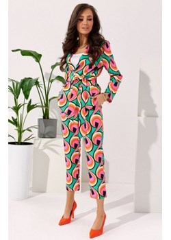 Eleganckie wzorzyste spodnie damskie 0018 B23 ze sklepu intimiti.pl w kategorii Spodnie damskie - zdjęcie 187878452