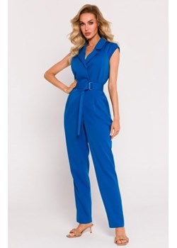 Moe kombinezon z ozdobną nogawką niebieski M780 ze sklepu intimiti.pl w kategorii Kombinezony damskie - zdjęcie 187878774
