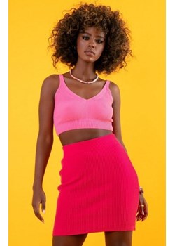 *Fobya F1435 prążkowana mini spódniczka ze sklepu intimiti.pl w kategorii Spódnice - zdjęcie 187878924