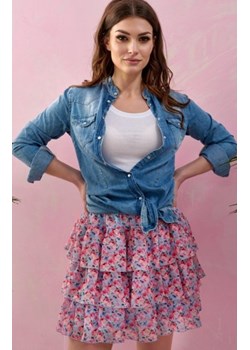 Wzorzysta mini spódniczka 0039/U30 ze sklepu intimiti.pl w kategorii Spódnice - zdjęcie 187878990